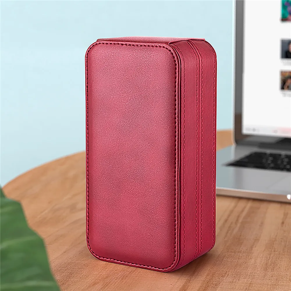 

Leather Storage Case Cover Box for HB4 Player Earphone Portable Mini USB Cable Protection Waterproof Splash Dust Carrying Case