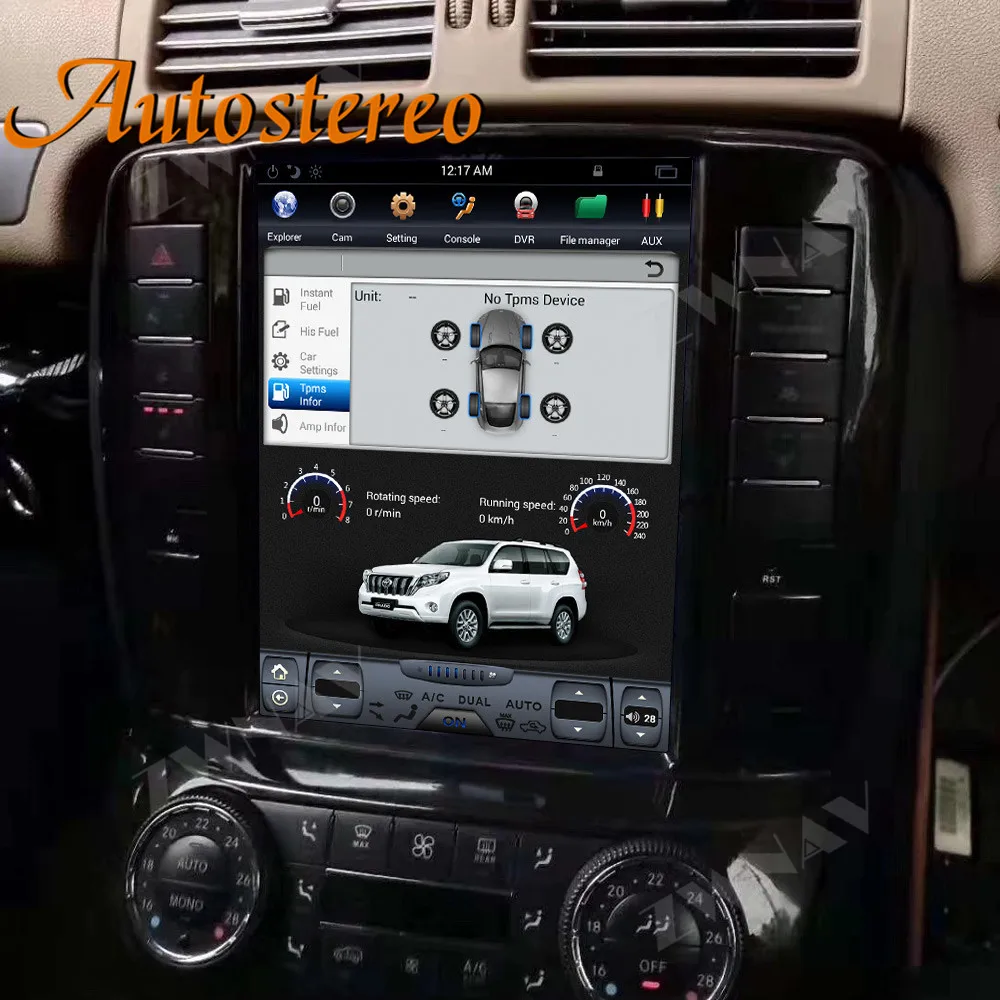 Вертикальный экран Android 9 Автомобильный gps навигатор для Mercedes Benz R Class 2005+ мультимедийный плеер Авто магнитофон головное устройство