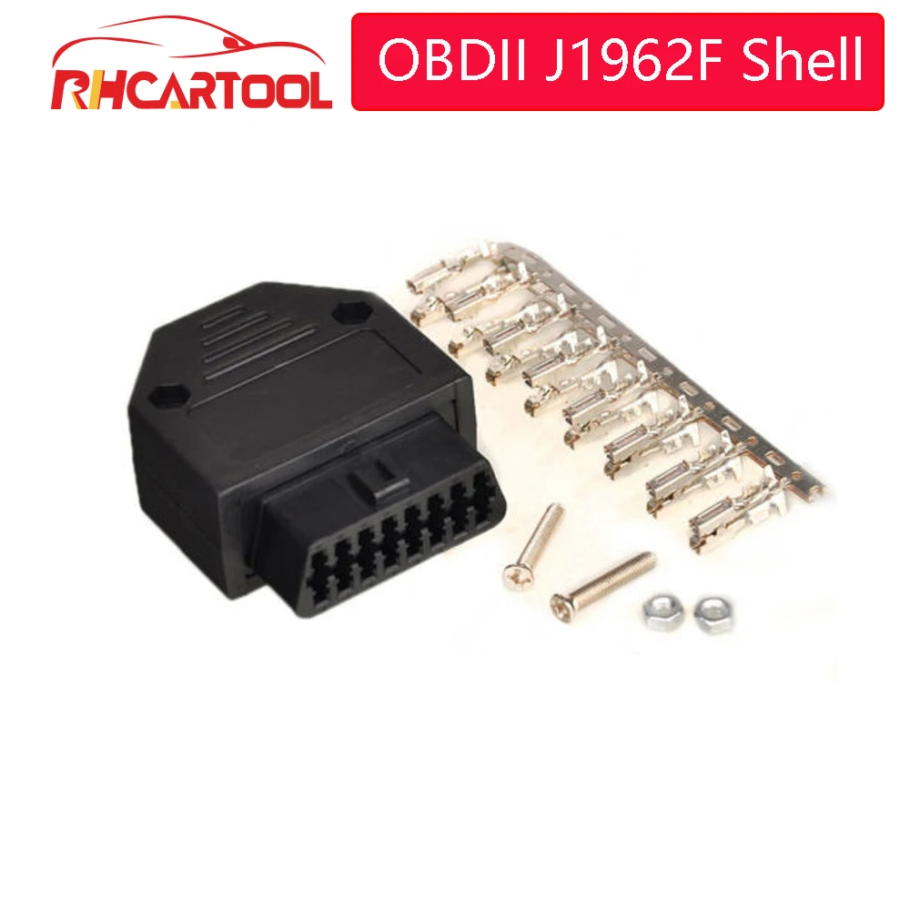 Новый 16-контактный гнездовой разъем OBD2 OBDII J1962F оболочка адаптер OBD терминал винт