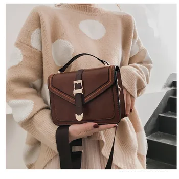 

New Small Shoulder Bag CrossBody Fashion Retro Square Messenger Bag Simple Wild Hand Bag Handbags for women 2019 сумка женская