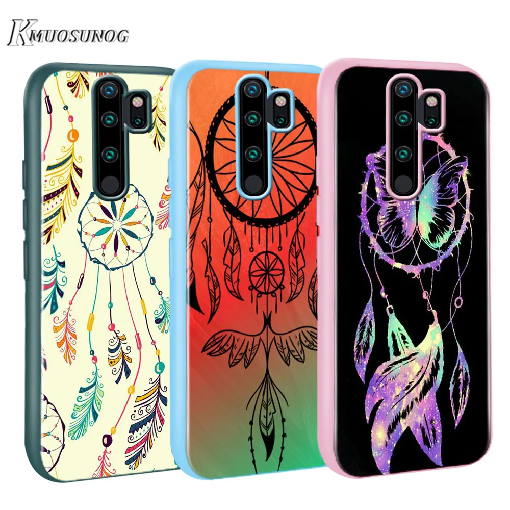 

for Xiaomi Redmi Note 8T 8 7 6 Pro Baseus Candy Color Cover The dream catcher for Redmi Note 5 Pro 5A 4 4X Case