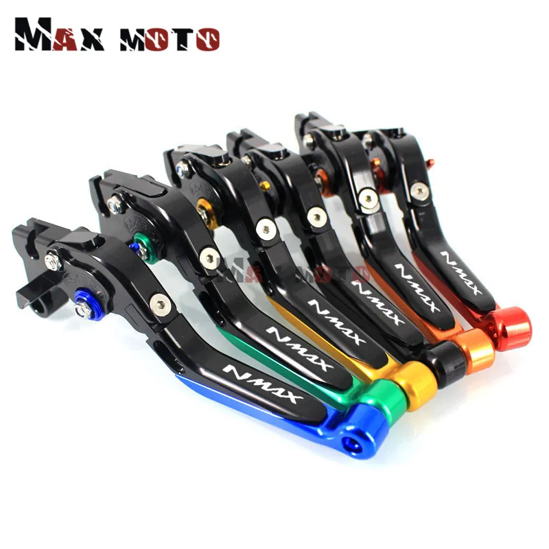 Для YAMAHA NMAX 155 125 NMAX155 NMAX125 N-MAX 155 125- мотоциклетные Складные Выдвижные Тормозные Рычаги Сцепления Логотип NMAX