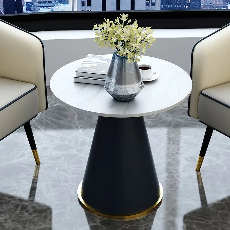 Light luxury simple Nordic rock slab side table 3 Light luxury simple Nordic rock slab side table 3