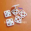 50set/lot Kids Accessories 7mm Nylon Button Round Snap Mini Buttons Transparent Sewing Garment Buttons Scrapbooking ZK0229 5