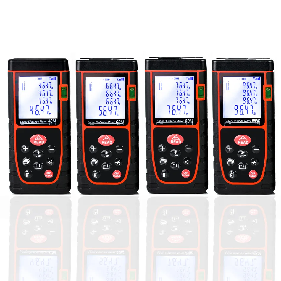 

40 M Laser Rangefinder Hand-Held Laser Level Horizontal Ruler High Precision Altimeter Infrared Range Finder