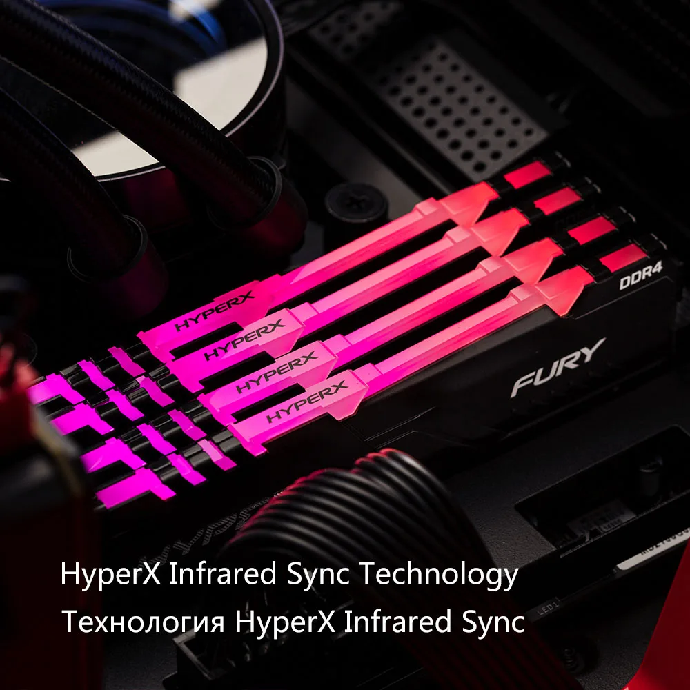 Kingston-memória Hyperx Fury Ddr4 Rgb 2666mhz 3200mhz Ddr4 Cl15 1.2v Dimm 8gb 16gb Desktop - Imagem 4