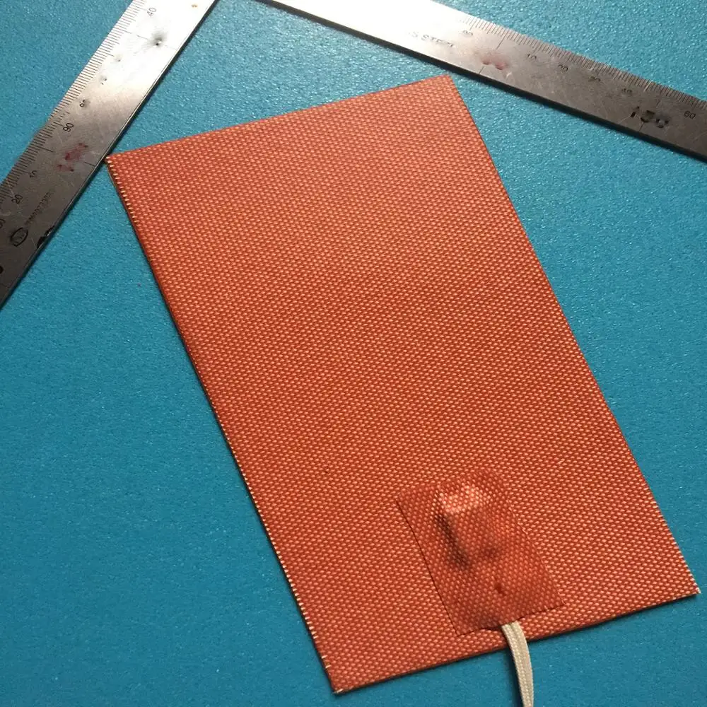 

150X100mm120W 220V, w/ 90 Deg C thermostat, Universal Flexible Silicone Heater Pad/Element Engine Oil Pan Heater Engine Crankcas