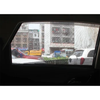 

2pcs Car Side Window Mesh Sunshade Cover Shield UV Protectors S55