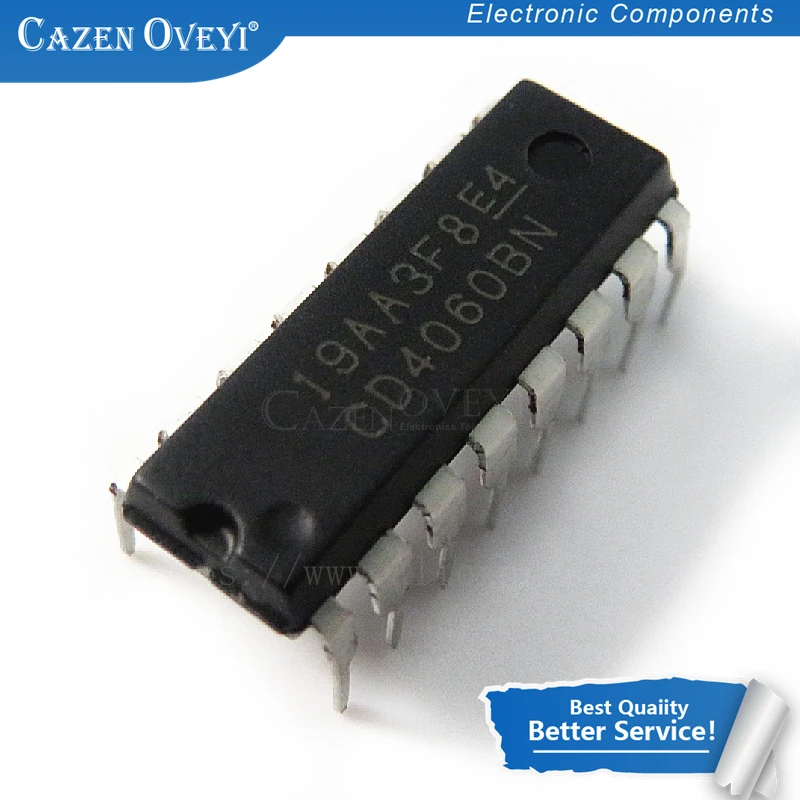10 шт./лот CD4060BE DIP16 CD4060 DIP 4060BE DIP-16 в наличии | Электронные компоненты и