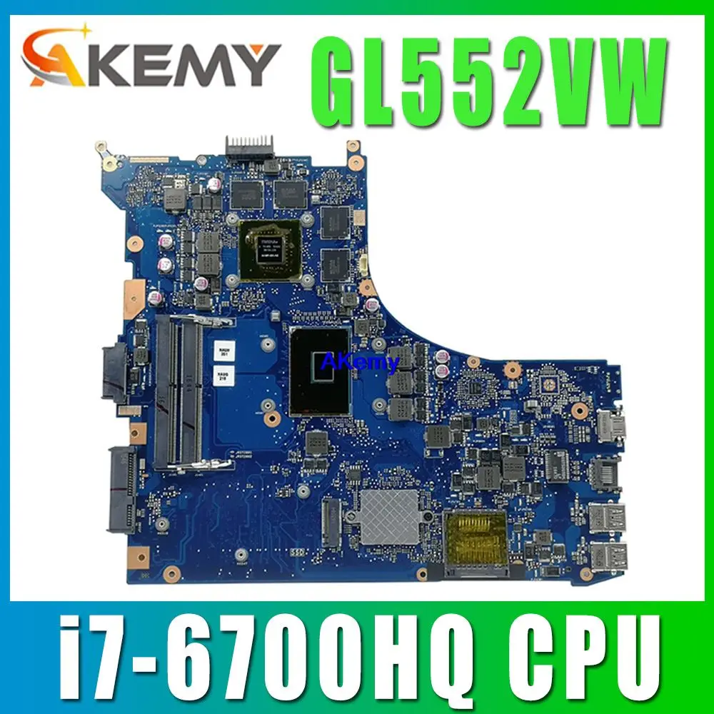 Akemy GL552VW REV2.0 материнская плата для ноутбука ASUS ROG GL552V ZX50V FX PRO оригинальная GTX960M/950 м