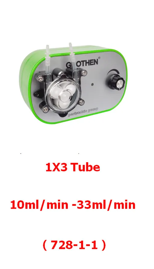 Adjustable Peristaltic Pump Amount Adjustable, High Precision, Small Peristaltic Pump, Liquid Pump GROTHEN 10ml/min to 160ml/min - Напряжение: 3 В