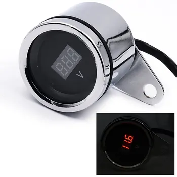 

DC 12V Universal Motorcycle LED Digital Display Voltmeter Professional Waterproof Voltmeter Motorcycle Accessories