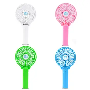 

Handheld Electric Fans Mini Portable Outdoor Fan Rechargeable Foldable Handle Desktop For Home And Travel