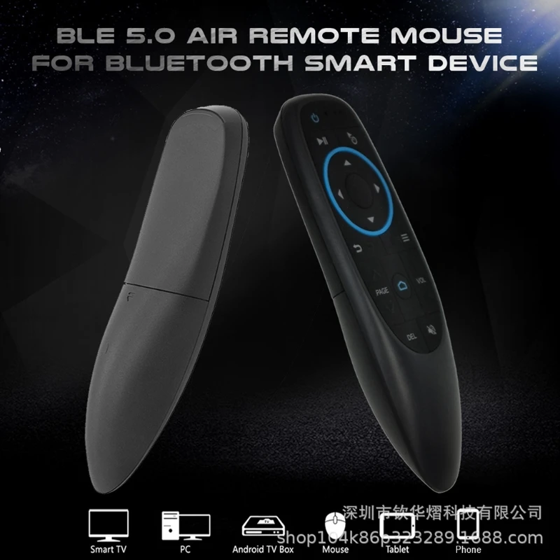

G10BTS Bluetooth 5.0 IR Air Mouse Wireless 6-Axis Gyro G10S BT5.0 Remote Control U2JE