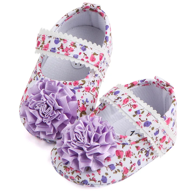 

Supply Wholesale Factory Direct Spring and Autumn New Princess Lace Hook and Loop Baby Toddler Shoes D0545