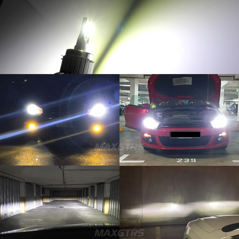 2x G1 G2 7200Lm автомобиля светодиодный Canbus головной светильник фар дальнего света светильник лампы Комплект 72W фары для DC9-36V для BMW Audi Benz VW Golf 6 7 Nissan
