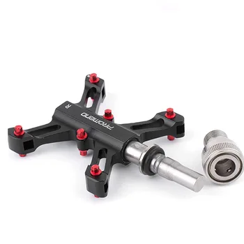 

TWTOPSE Quick Release Bicycle Pedal For Brompton Folding Bike 3 Sealed Bearings EZY System Ultra-light CNC Anti-slip Pedal Parts