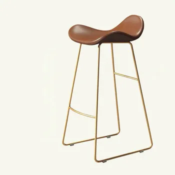 

Nordic Bar Chair Household Modern Simple Bar Chair Front Chair Leisure Milk Tea Shop Cafe Stand
