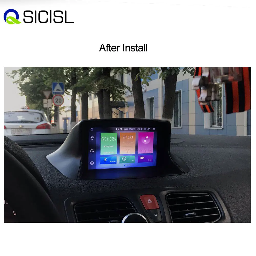 PX6 4+64GB Андройд 9,0 Магнитола Андройд для рено меган 3 / Fluence 2009- автомагнитола dvd gps плеер магнитола рено меган 3 Штатная Магнитола 2 din андроид с навигацией мультимедиа для авто