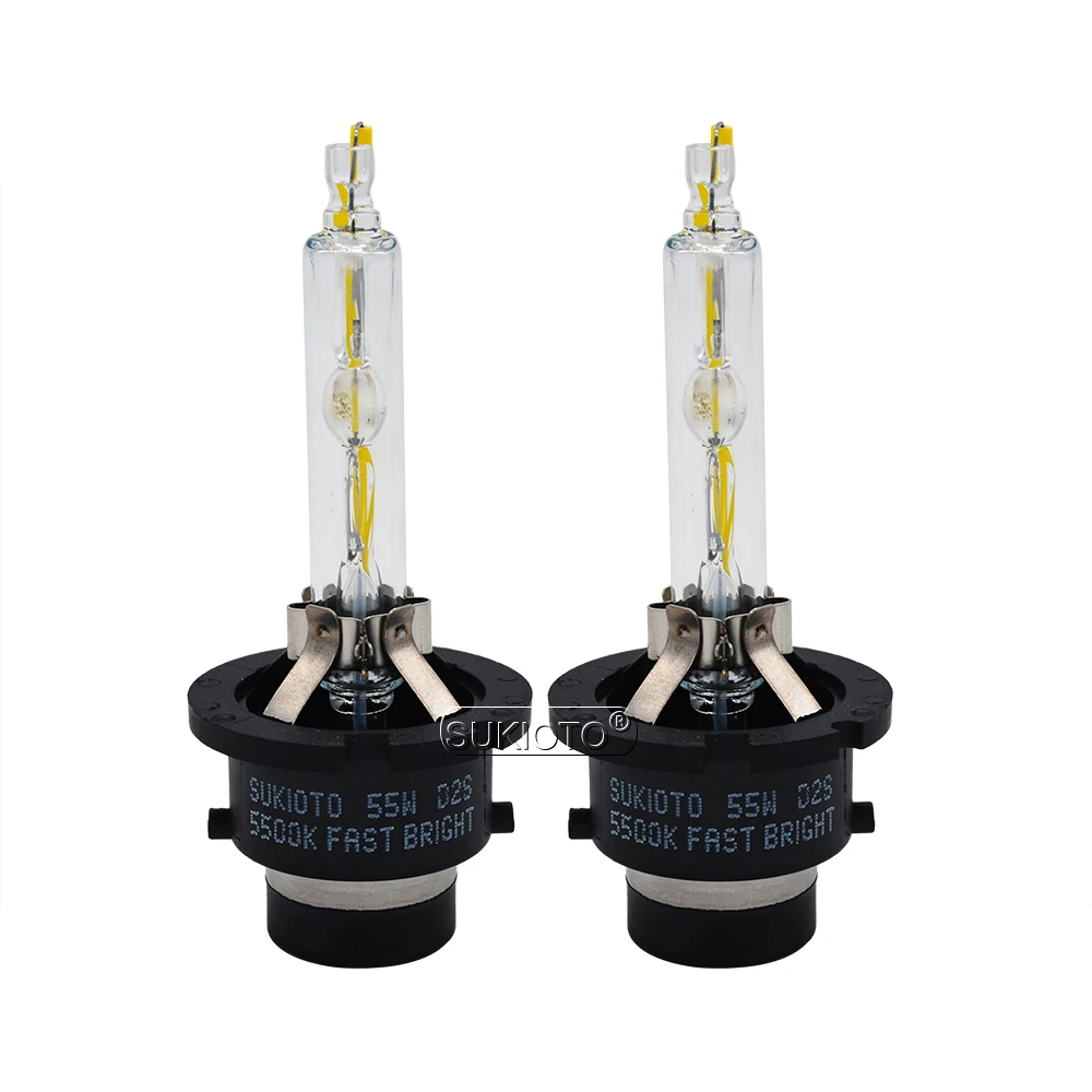 SUKIOTO 55W 5500K Fast Bright Xenon D2S D4S HID Headlight Kit KDLT003 85967-50020 OEM HID Ballast D2S D2R D4R D4S Xenon Bulb Kit (6)