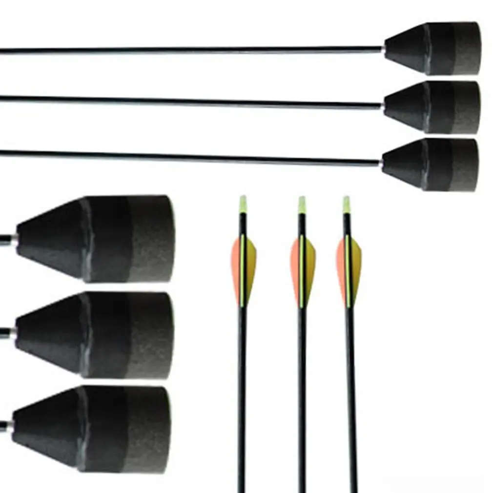 

Soft Sponge Arrows Foam Shooting Arrowhead Game Practice Broadhead Tips Security For Archery Bow CS Shooting Combat Game