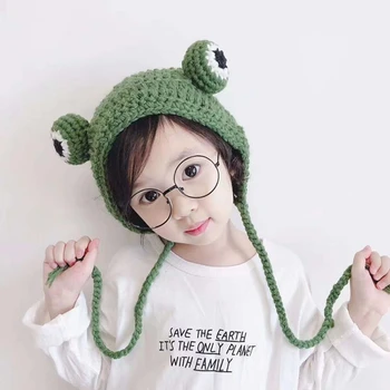 

2-7T Baby Knitting Hats Warm Newborn Photography Props Hat Winter Baby Accessories Beanie Cute Cap