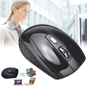 

1pc USB Wireless Mouse 1600 DPI 2.4GHz Optical Gaming Mice Scroll USB Receiver for PC Laptop MAC Desktop