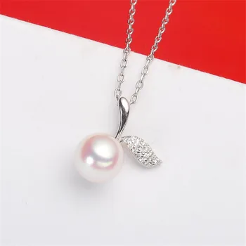 

Jewelry Handwork Pendant Base S925 Sterling Silver Pearl Pendant Accessories And Parts Findings Jewelry For DIY Fittings Women