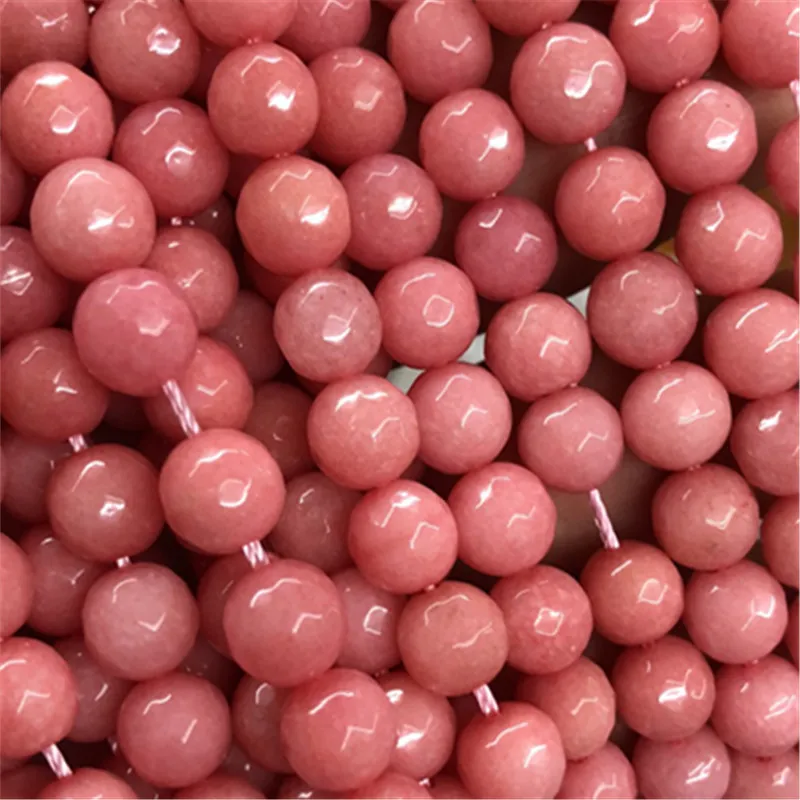 Горячие Продажи 8 мм Грановитая Розовый Morganite Круглый Джаспер Свободные Камень
