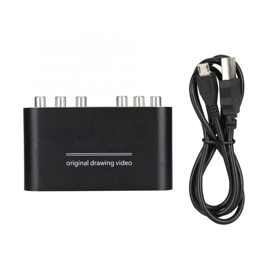 HDMI Соединительный адаптер CVBS Y/C YPrPb сигнал к 480P двойной соединительный кабель |