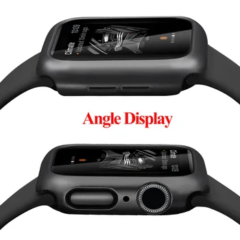 

PC Protective cover For Apple Watch Band Series 5 4 44mm 40mm Frame Matte Case Cover Shell Perfect Bumper Case for iWatch 5 4