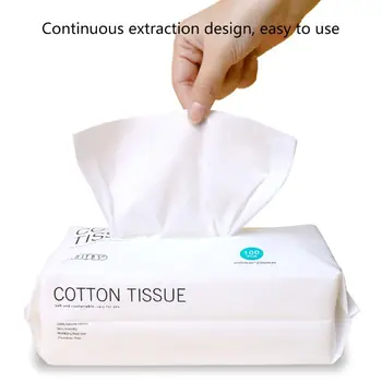 

100pcs Disposable wash face towel, clean face towel, make of cotton, remove makeup towel, wash facial tissue, clean face towel