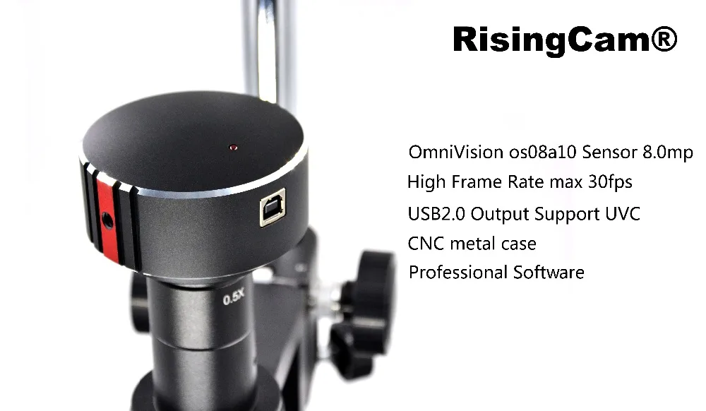 8.0MP USB2.0 OmniVision 1/1. " CMOS сенсор C крепление цифровой USB микроскоп камера для тринокулярного микроскопа
