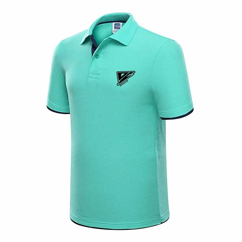 Mens Polo Black and white triangle Shirt 2019 New Summer Short Sleeve Turn-over Collar Slim Tops Casual Breathable Solid Color B Mens Polo Black and white triangle Shirt 2019 New Summer Short Sleeve Turn-over Collar Slim Tops Casual Breathable Solid Color B
