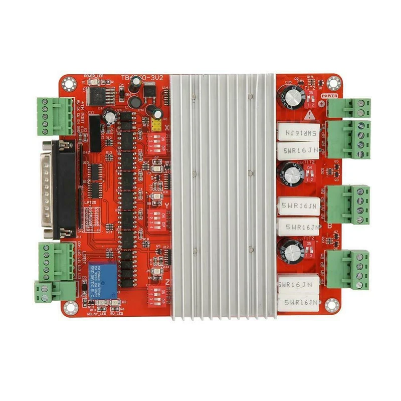 3 оси TB6560 Драйвер шагового двигателя плата контроллера 4 рабочая модель для ЧПУ