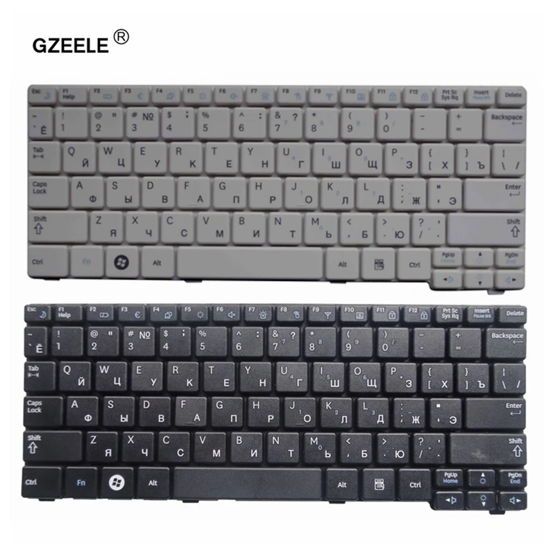 Gzeele Baru Keyboard Rusia Untuk Samsung N150 Plus N143 N145 N148 N158 Nb30 Nb20 N102 N102s Np N145 Laptop Hitam Putih Ru Tata Letak Laptop Keyboard For Samsung N150 Keyboardru Keyboard Aliexpress