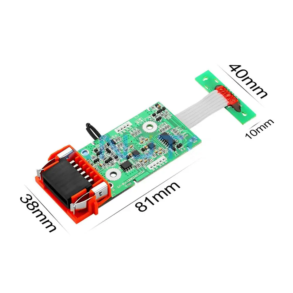 Davupine пластиковый чехол для батареи защита от зарядки печатная плата PCB коробка корпус дом для Black Decker 40 в LBXR36 BL2036 LBX2040