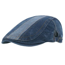 Берет открытый моющийся твердый мужской подарок плоский хлопок Повседневная мода вождения регулируемая крышка износостойкие шляпы