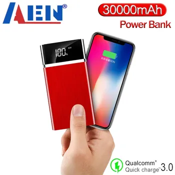 ミニ電源銀行ポータブル 30000 2600mahのusb batteria充電器powerbank外部バッテリーpover銀行Xiaomi2 IPhone8 ×