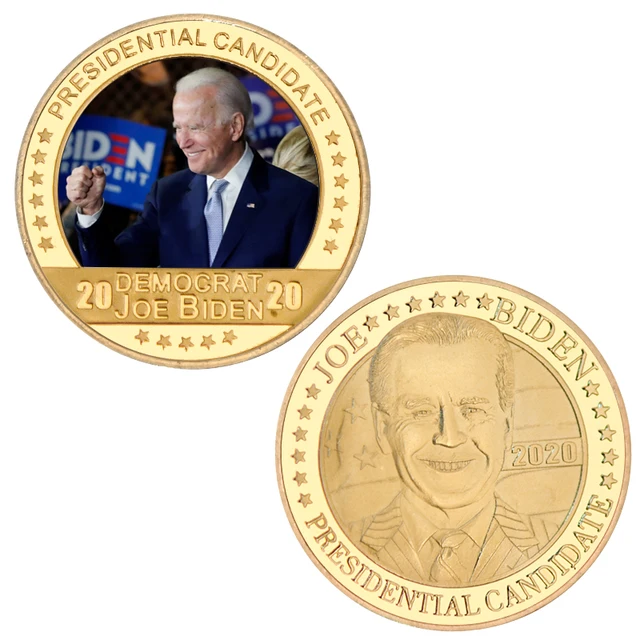 Joe Biden 2020 Challenge Coin Collectors Medallion Jewelry Quality 