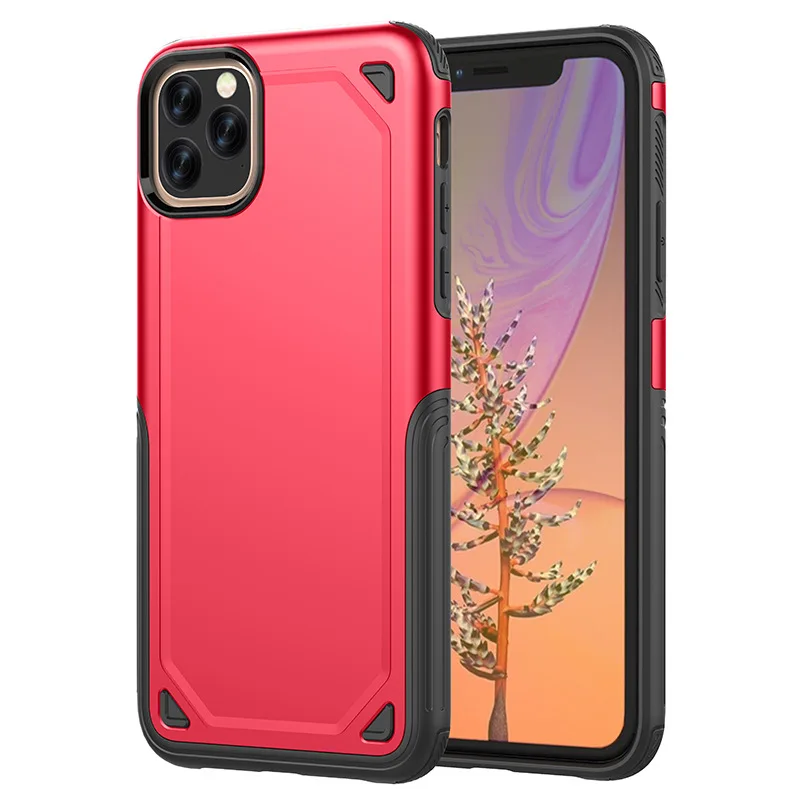 10 шт. военный противоударный двухслойный чехол для iPhone 11 Pro Max XS XR X 8 7 6 6S Plus прочная защитная задняя крышка Hybird