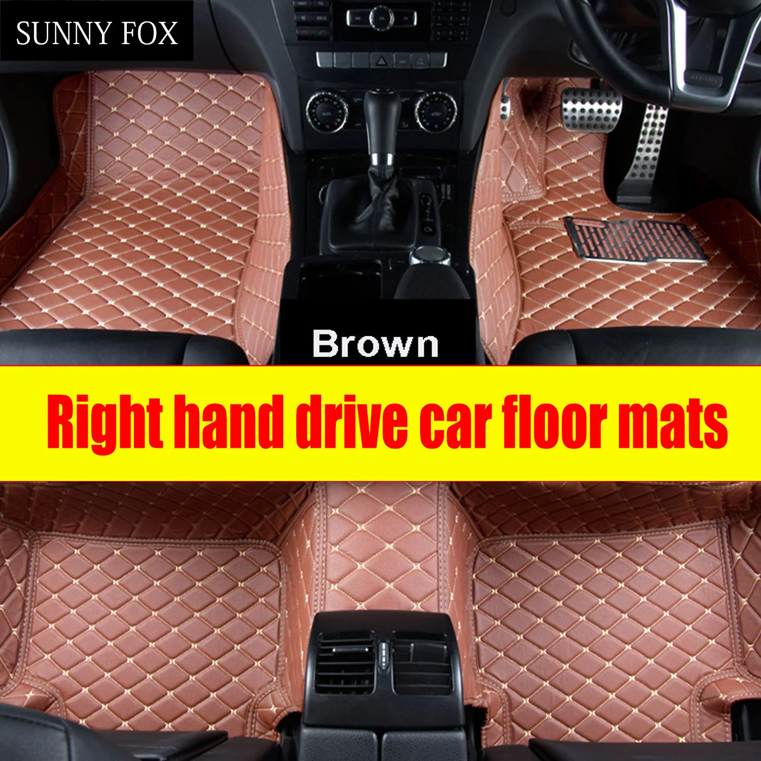 

Right hand drive/RHD for Audi A1 A3 A4 A6 A8 Q3 Q5 Q7 TT 5D car-styling heavy duty all weather carpet floor liner