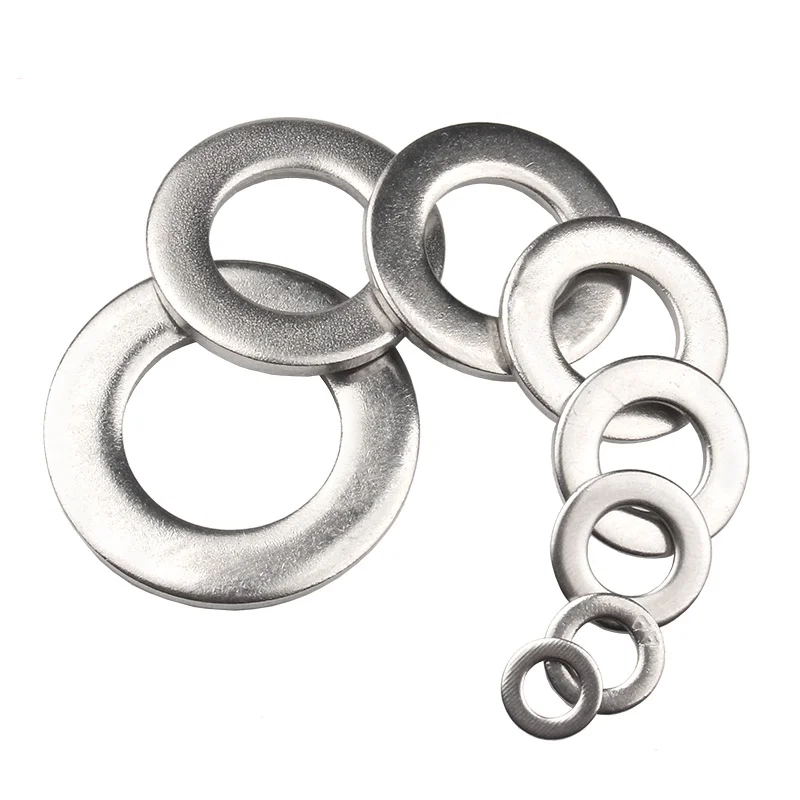 Details about   Flat washers M1.6/M2/M2.5/M3/M4/M5/M6/M8/M10/M12/M14/M16/M18/M20 Stainless steel 