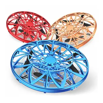 

UFO Drone IR Induction Gesture Sensing Stable Hovering Mini Quadcopter Aircraft with LED Light for Kids