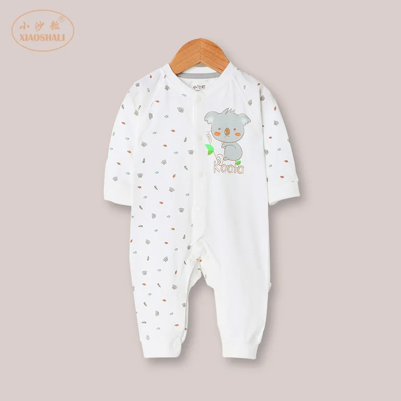 

Small Koala Series Snap Closure Crotch Romper Cotton Baby Onesie Infant BABY'S FIRST Month Clothes Goods