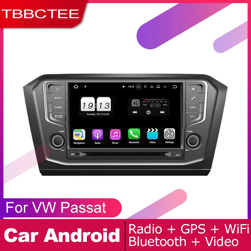 TBBCTEE 2 DIN Авто dvd-плеер gps Navi навигация для Volkswagen VW Passat 2015 ~ 2019 автомобильный Android