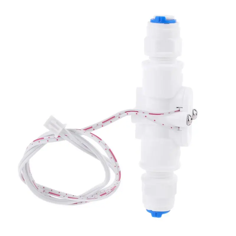 

1/4 NPT Water Flow Switch PE Tube Dispenser Purifier Liquid Flow Sensor Switch