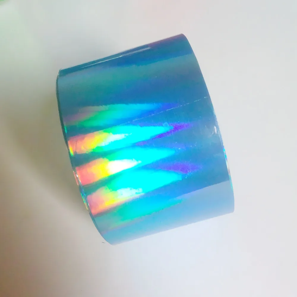 SK105 120 м/рулон Holo оранжевые переводные наклейки Голографическая фольга для ногтей Лазерная Радуга DIY Советы для дизайна ногтей наклейки - Цвет: SK105