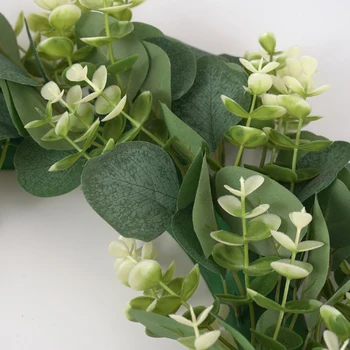 

Green Leaf Wreath Large Door Wreath Home Wall Party Wedding Garland Decoration
