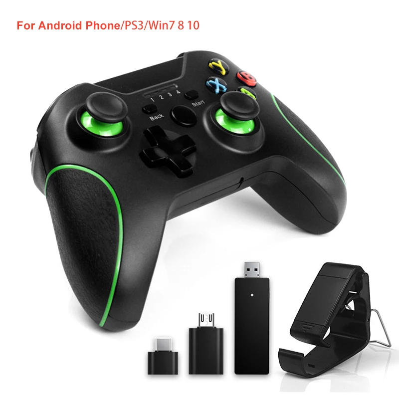 Двойной двигатель 2 4G беспроводной игровой контроллер Джойстик для Android